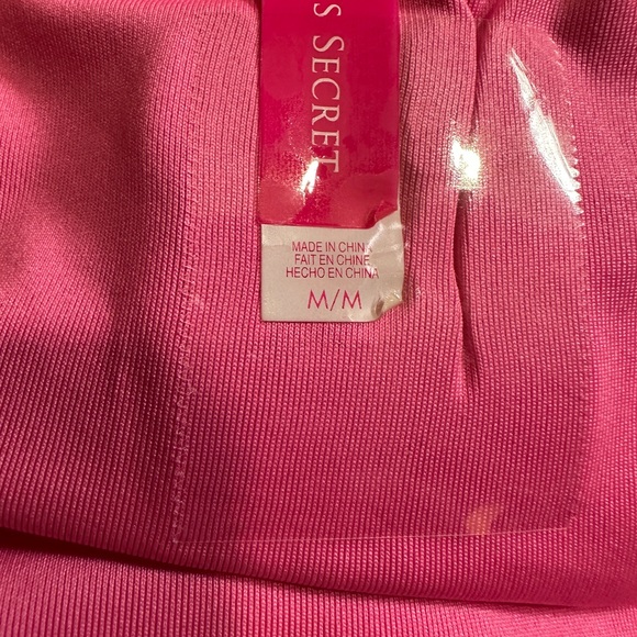 Victoria's Secret 2 Piece Bikini Bright Rainbow Chevron Stripes Halter Top M - Picture 16 of 16